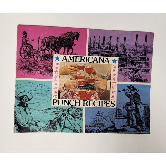 ANCHOR HOCKING Clear Prescut 1960s Star Of David Patterned Punch Bowl Set 22 - Picture 9 of 9